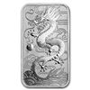Image 1 : 1-OZ 2018 DRAGON SILVER RECTANGULAR BAR
