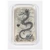 Image 2 : 1-OZ 2018 DRAGON SILVER RECTANGULAR BAR