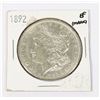 Image 1 : 1892 MORGAN SILVER DOLLAR EF SILVER COIN