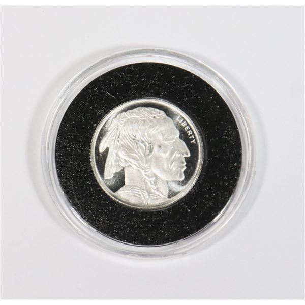 1/10-OZ SILVER BUFFALO SILVER ROUND IN