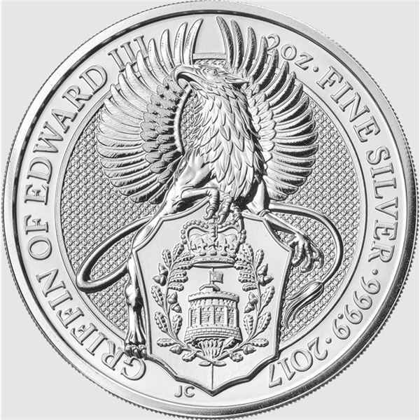 2-OZ 2017 QUEENS BEASTS GRIFFIN OF EDWARD III