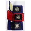 Image 1 : THREE CASED CANADIAN NICKEL DOLLARS