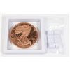 Image 1 : 5-OZ WALKING LIBERTY COPPER ROUND IN FLOATING