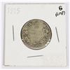 Image 1 : 1915 CANADA SILVER QUARTER 92.5% SILVER
