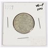 Image 1 : 1917 CANADA SILVER QUARTER 92.5% SILVER