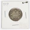 Image 1 : 1919 CANADA SILVER QUARTER 92.5% SILVER