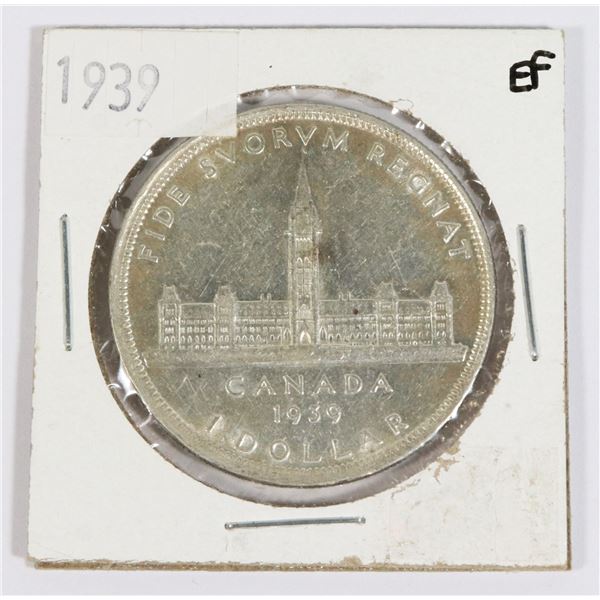 1939 CANADA SILVER DOLLAR 0.6-OZ SILVER