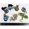 Image 1 : DRAGON BROOCHES AND PENDANTS 7PC