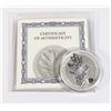 Image 2 : OAK LEAF- GERMANIA MINT 2019 1-OZ SILVER: FIRST IN