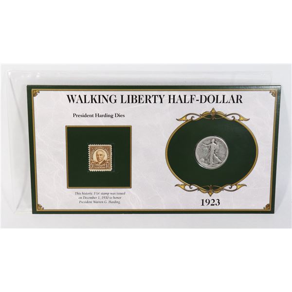 1923 WALKING LIBERTY HALF DOLLAR COIN 90% SILVER