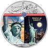 Image 1 : 1-OZ LANDMARKS USA TOP 10 COLORIZED AMERICAN