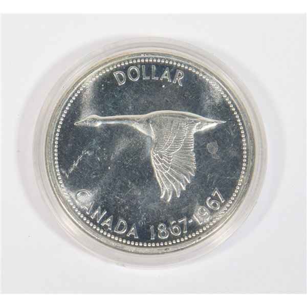 1967 CANADA SILVER DOLLAR 0.6-OZ SILVER PROOF LIKE
