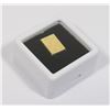Image 2 : 1-GRAM GOLD BAR IN NICE DISPLAY CASE 9999 FINE