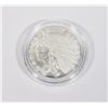 Image 1 : 1/4-OZ SILVER INCUSE INDIAN SILVER ROUND IN