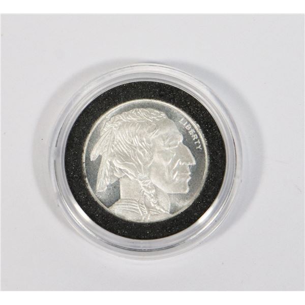 1/10-OZ SILVER BUFFALO SILVER ROUND IN