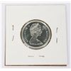 Image 2 : 1965 CANADA .25CENT SILVER PROOF LIKE COIN
