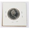 Image 2 : 1966 CANADA .25CENT SILVER PROOF LIKE COIN