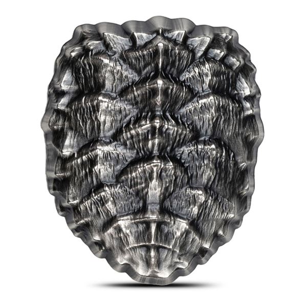 SNAPPING TURTLE, TURTLE SHELL 2023 2OZ PURE SILVER