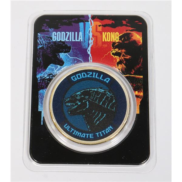 GODZILLA -GODZILLA VS KONG 2021 1-OZ PURE SILVER