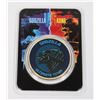 Image 1 : GODZILLA -GODZILLA VS KONG 2021 1-OZ PURE SILVER