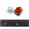 Image 1 : AMMOLITE NUGGETS COMES WITH ONE TURQUOISE