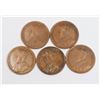 Image 2 : FIVE 1918 CANADA LARGE 1CENT COPPER COINS