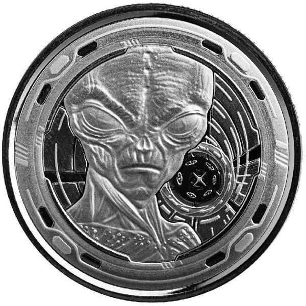 ALIEN 2022 1-OZ SILVER REPUBLIC OF GHANA