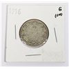 Image 1 : 1916 CANADA .25CENT 92.5% SILVER GRADED AND IN