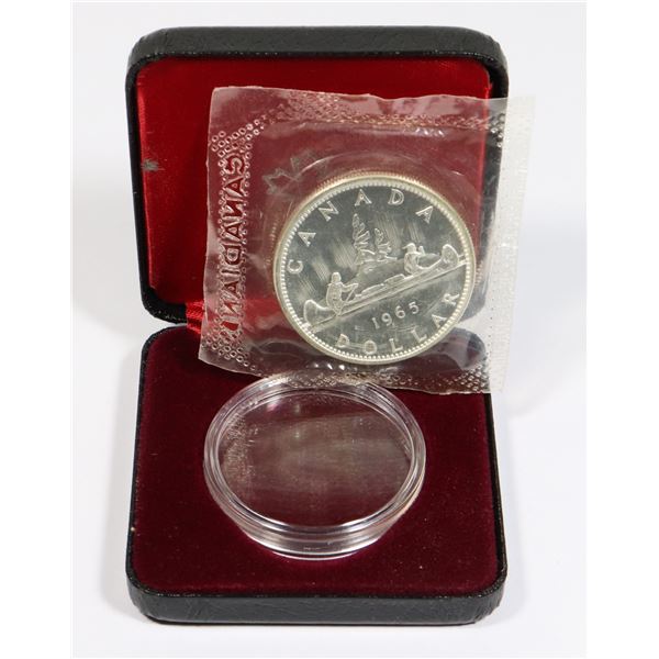 1965 CANADA SILVER DOLLAR -PROOF LIKE, STILL IN