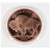 Image 2 : 2-OZ BUFFALO COPPER ROUND IN CAPSULE WITH CARD