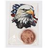 Image 1 : 1-OZ GSM EAGLE COPPER ROUND IN CAPSULE WITH CARD