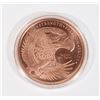Image 2 : 1-OZ GSM EAGLE COPPER ROUND IN CAPSULE WITH CARD
