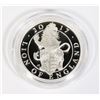 Image 3 : THE LION OF ENGLAND QUEENS BEAST 2017 1-OZ PURE