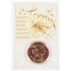 Image 1 : ZODIAC TAURUS 1-OZ 999 FINE COPPER ROUND IN