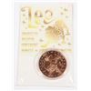 Image 1 : ZODIAC LEO 1-OZ 999 FINE COPPER ROUND IN