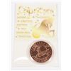 Image 1 : ZODIAC CAPRICORN 1-OZ 999 FINE COPPER ROUND IN