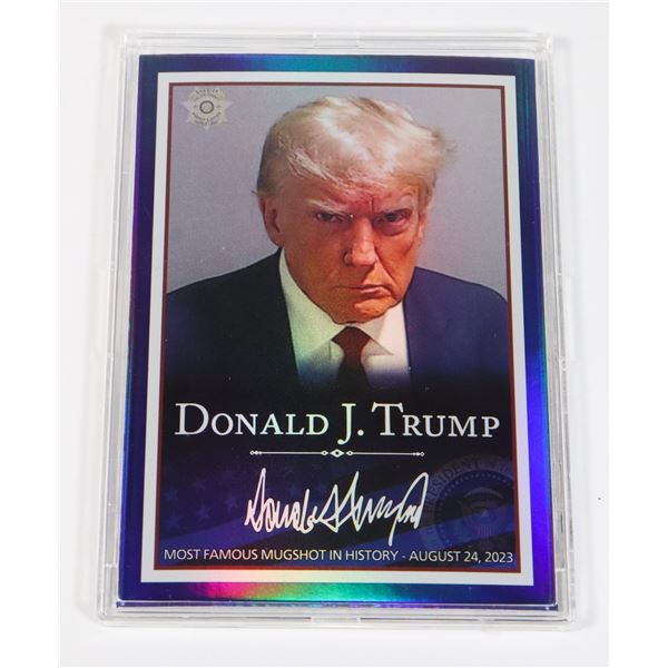MOST FAMOUS MUG SHOT IN HISTORY COLLECTOR CARD