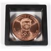 Image 2 : 2-OZ .999 FINE COPPER TRUMP ROUND