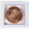 Image 2 : 5-OZ .999 FINE COPPER TRUMP ROUND, LARGE 64MM