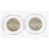 Image 3 : TWO 1937 US INDIAN HEAD NIKELS IN CAPSULES
