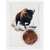 Image 1 : 1-OZ 999 FINE COPER ROUND THE BUFFALO