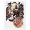 Image 1 : 1-OZ 999 FINE COPER ROUND THE GRIZZLY BEAR