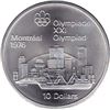 Image 1 : 1973 $10 OLYMPIC MONTREAL 1.445 OZ - 92.5% SILVER