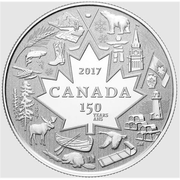 2017 CANADA 99.99% 1/4 OUNCE SILVER $3 COIN