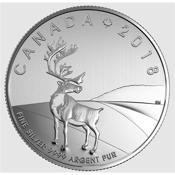 2018 CANADA 99.99% 1/4 OUNCE SILVER $3 COIN