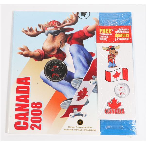 2008 CANADA MOOSE QUARTER - ROYAL CANADIAN MINT