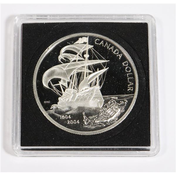 2004 CANADA PROOF SILVER DOLLAR - FRENCH FIRST