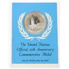 Image 1 : UNITED NATIONS STERLING PURE SILVER 25TH