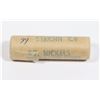 Image 1 : (1) UNOPENED BANK ROLL 1966 - NICKELS - BRILLIANT