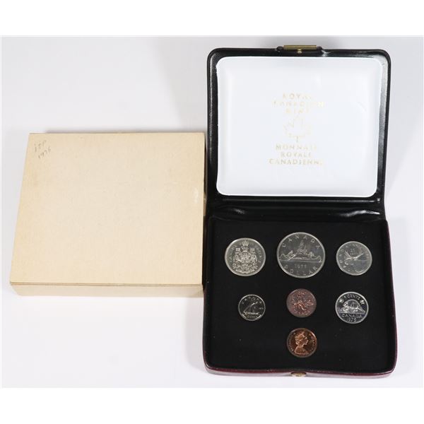 1975 CANADA UNCIRCULATED 7-COIN SET IN CASE